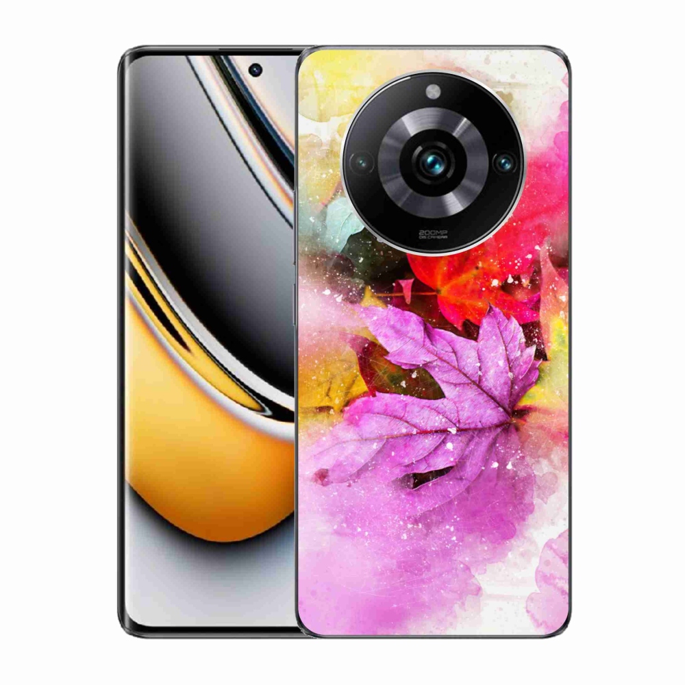 Gelový kryt mmCase na Realme 11 Pro/11 Pro+ - barevné listy