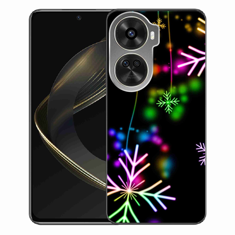 Gelový kryt mmCase na Huawei Nova 12 SE - barevné vločky