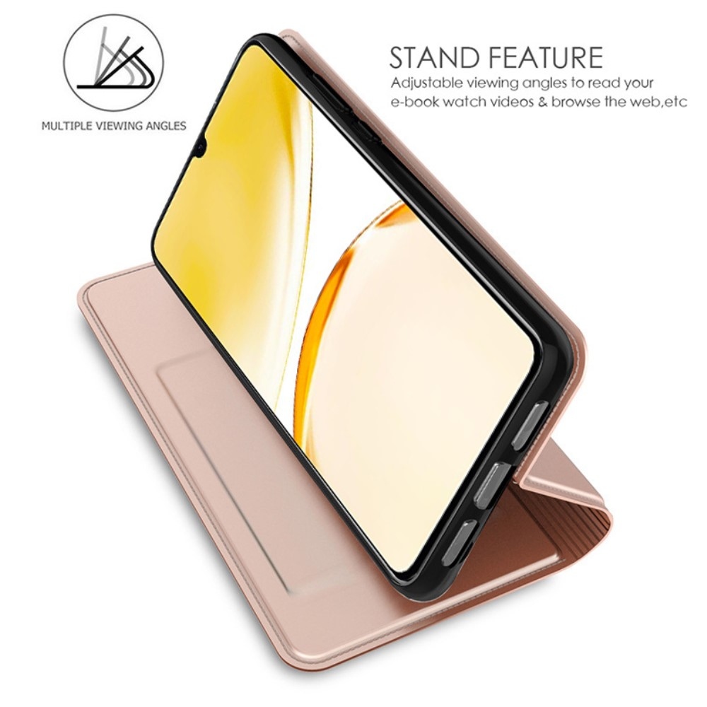DUX knížkové pouzdro na Realme C51/C53 - růžovozlaté