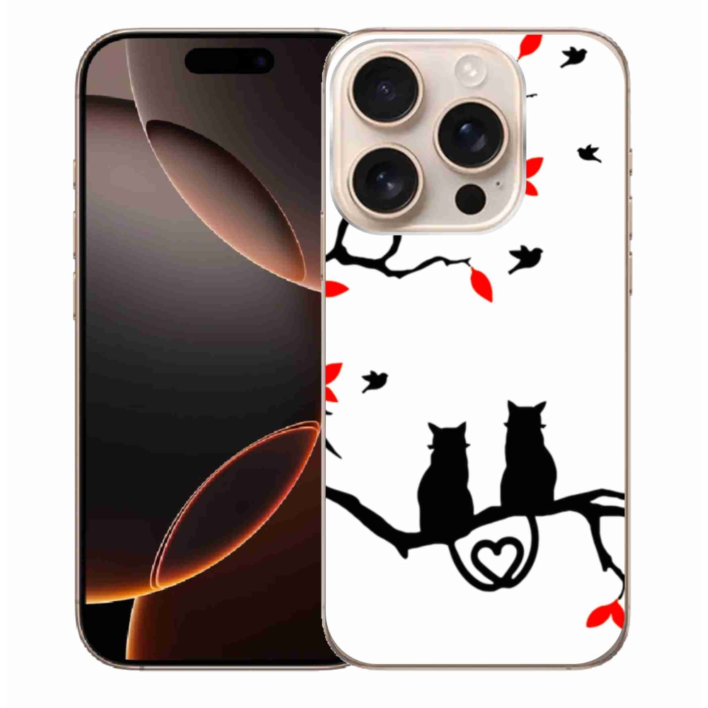 Gelový kryt mmCase na iPhone 16 Pro Max - kočičí láska