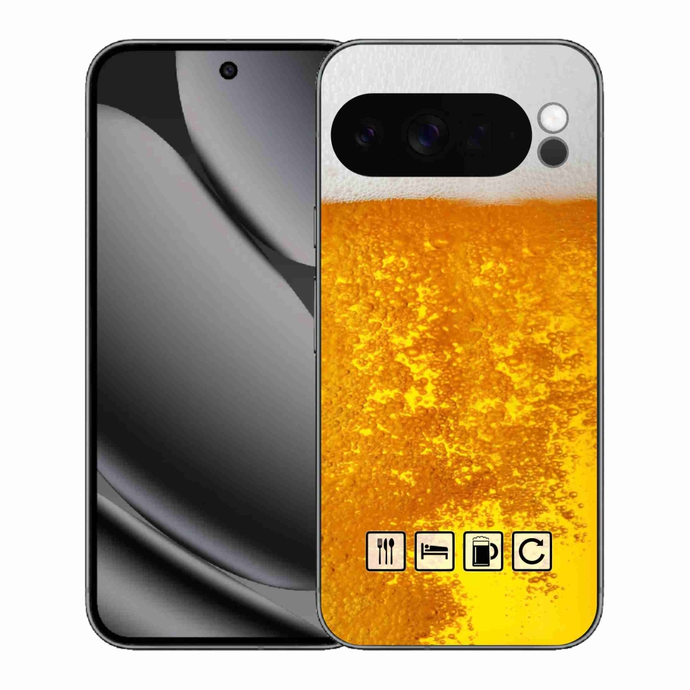 Gelový kryt mmCase na Google Pixel 10 Pro XL - pivní motiv 3