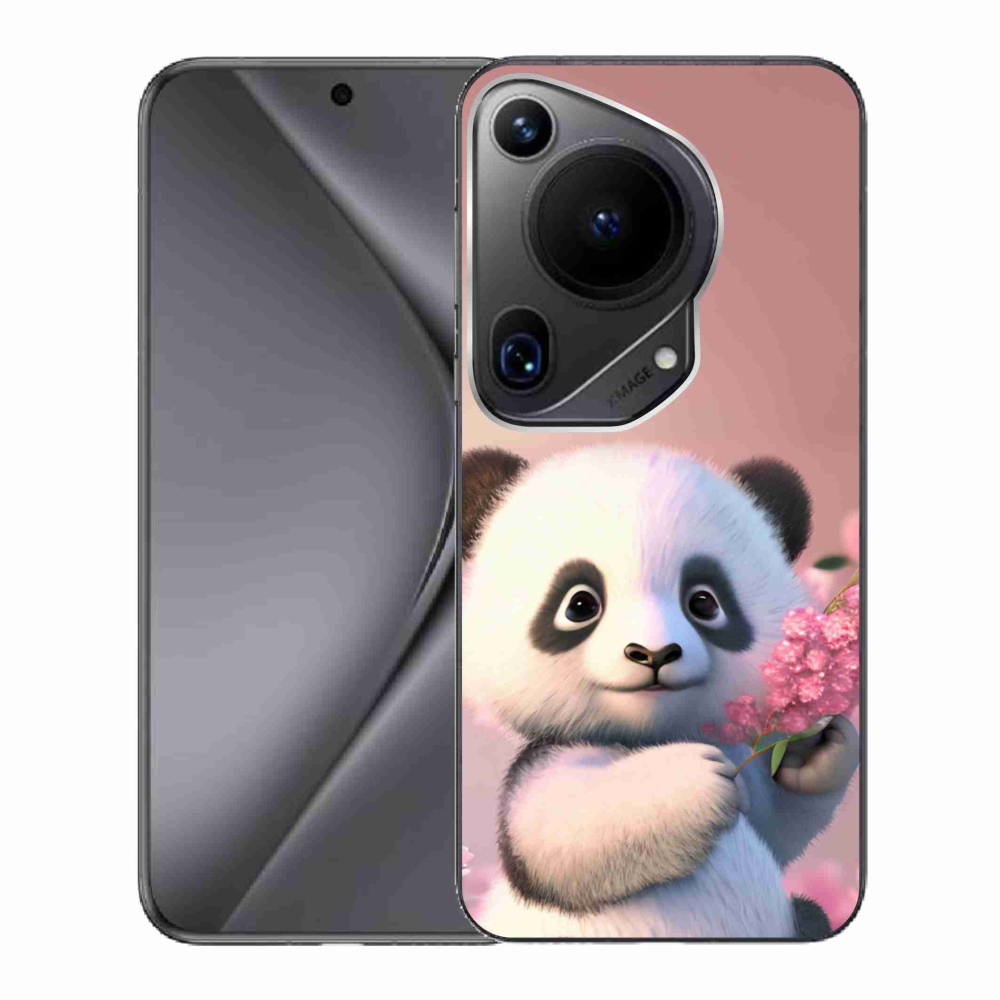 Gelový kryt mmCase na Huawei Pura 70 Ultra - roztomilá panda