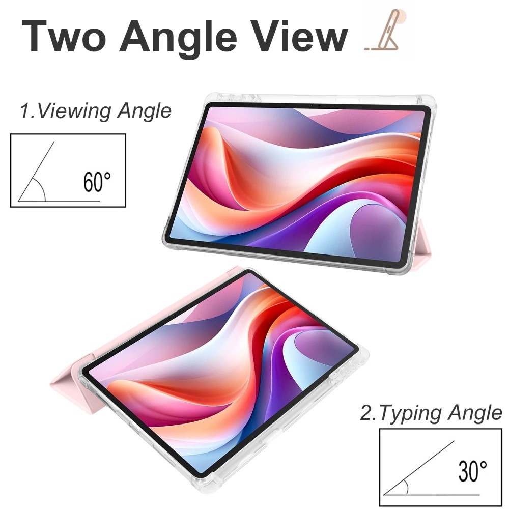 Case chytré zavírací pouzdro na Lenovo Tab M11/Tab K11 - růžové