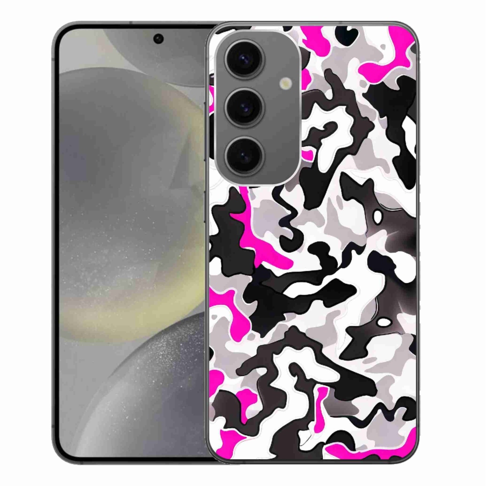 Gelový kryt mmCase na Samsung Galaxy S24+ - maskáčový vzor 5