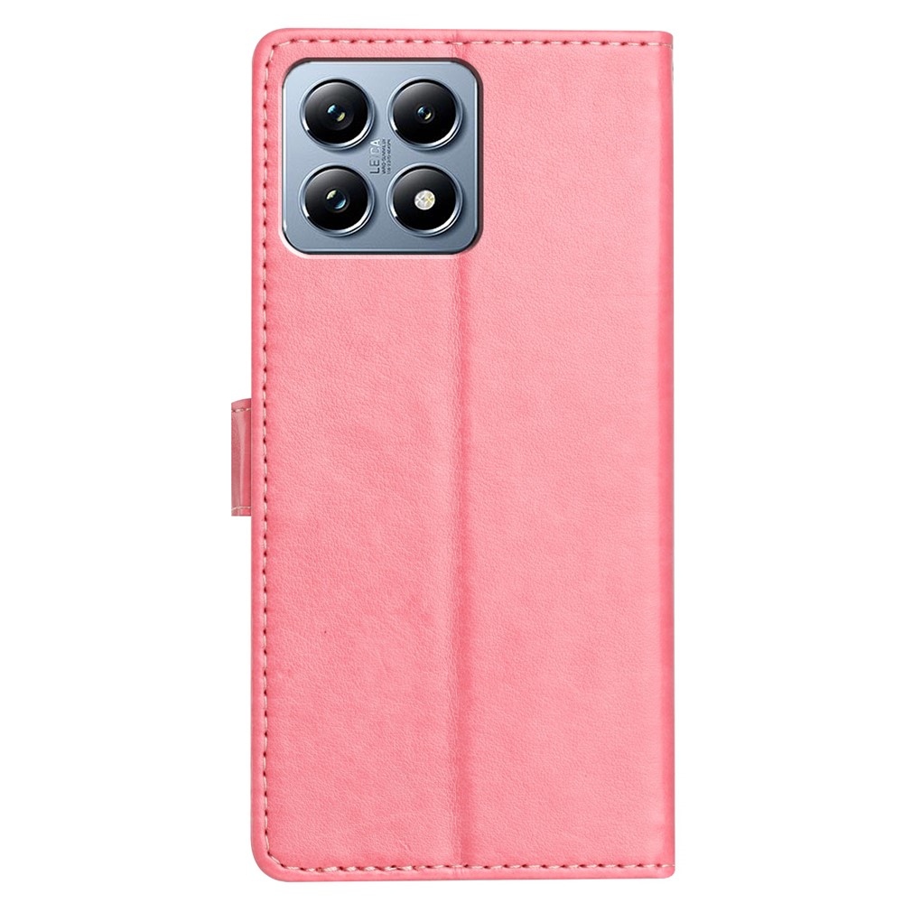 Clots knížkové pouzdro na Xiaomi 15T Pro - růžové