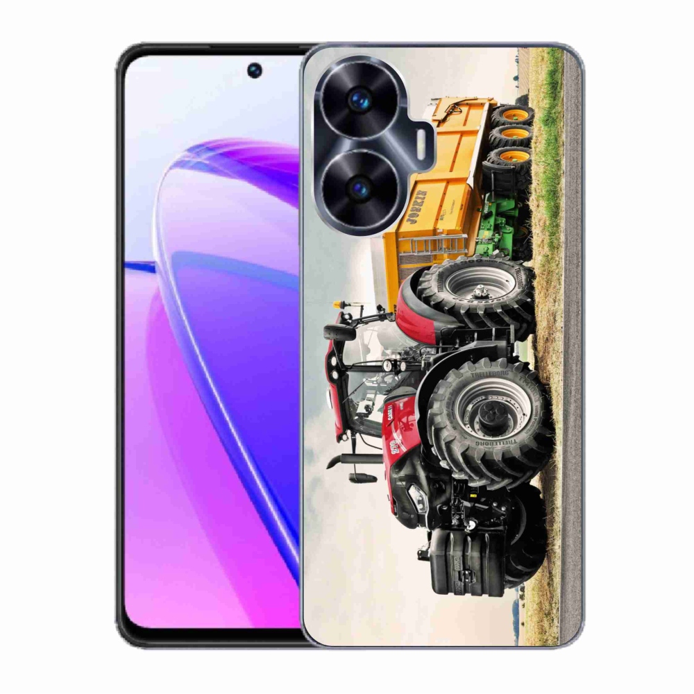 Gelový kryt mmCase na Realme C55 - traktor 3