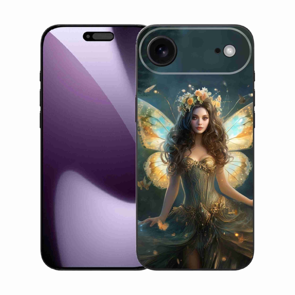 Gelový kryt mmCase na iPhone 17 Air - motýlí žena