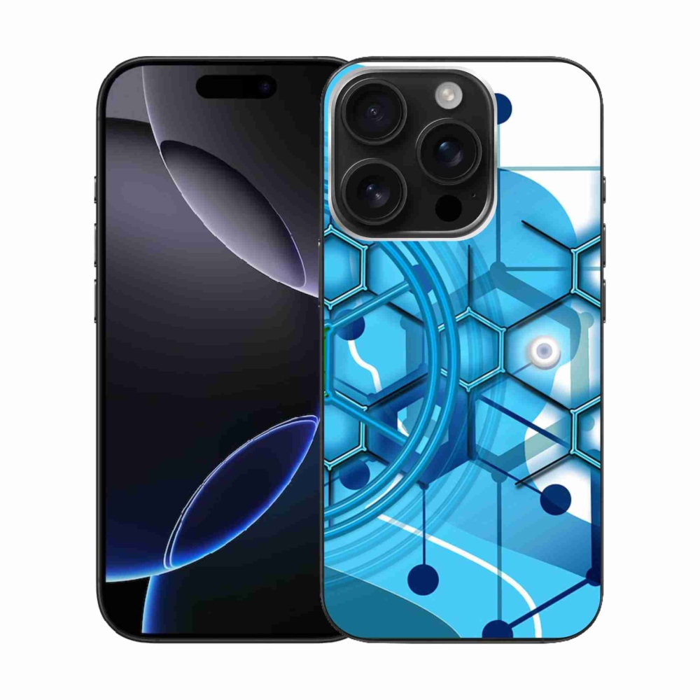Gelový kryt mmCase na iPhone 16 Pro - abstraktní vzor 2