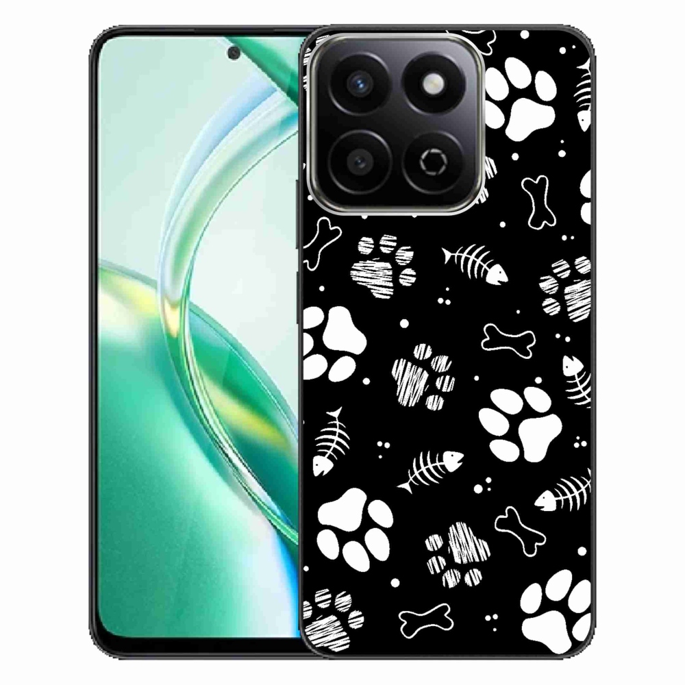 Gelový kryt mmCase na Honor 200 Smart 5G - psí tlapky