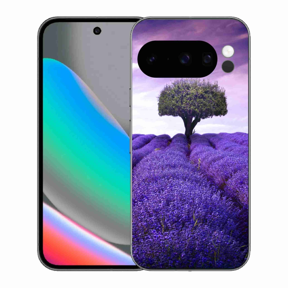Gelový kryt mmCase na Google Pixel 10 Pro - levandulová louka