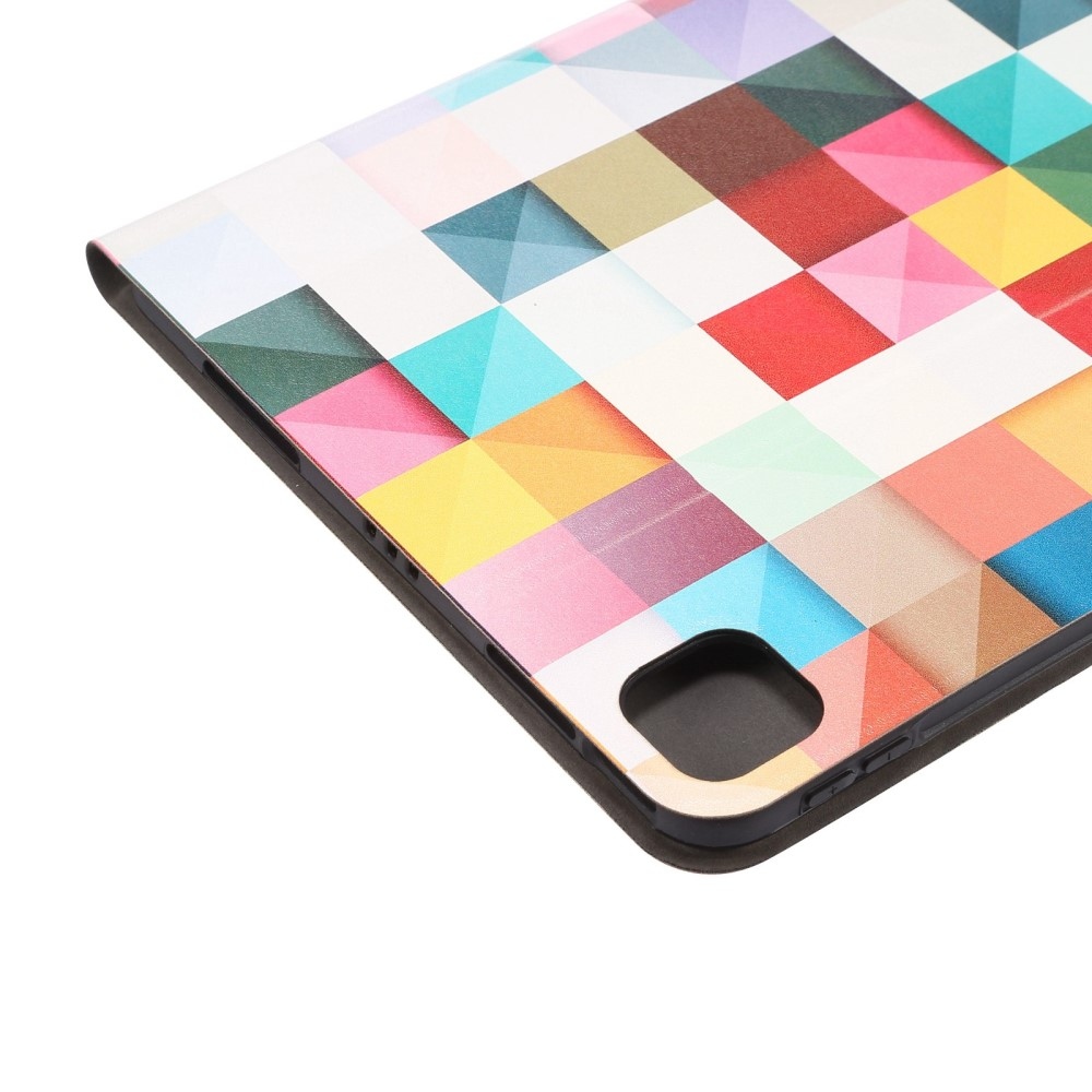 Patte chytré zavírací pouzdro na iPad Pro 11 (2020/21/22) - barevné čtverečky