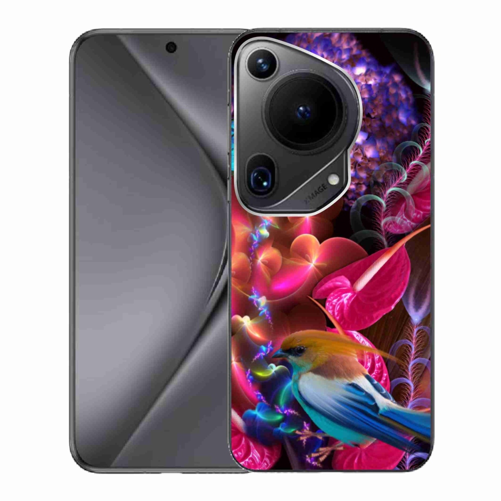 Gelový kryt mmCase na Huawei Pura 70 Ultra - barevné květiny