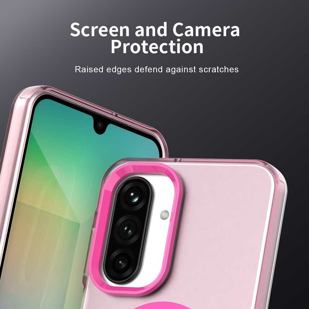 Candy gelový obal s MagSafe na Samsung Galaxy A26 5G - červený