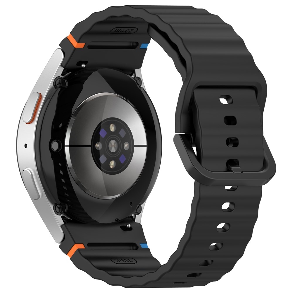 Various silikonový řemínek na Samsung Galaxy Watch FE/Watch7 44mm/40mm - černý