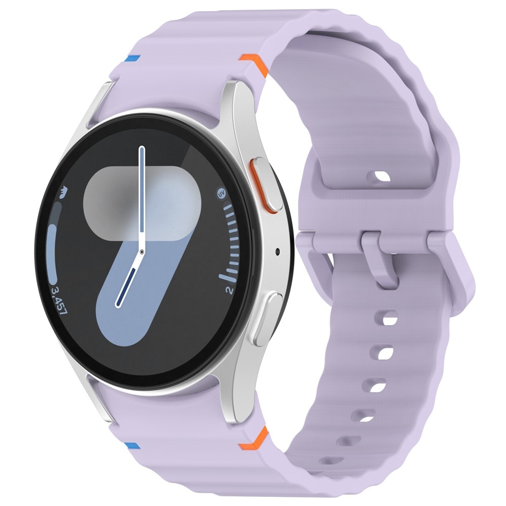Various silikonový řemínek na Samsung Galaxy Watch FE/Watch7 44mm/40mm - fialový