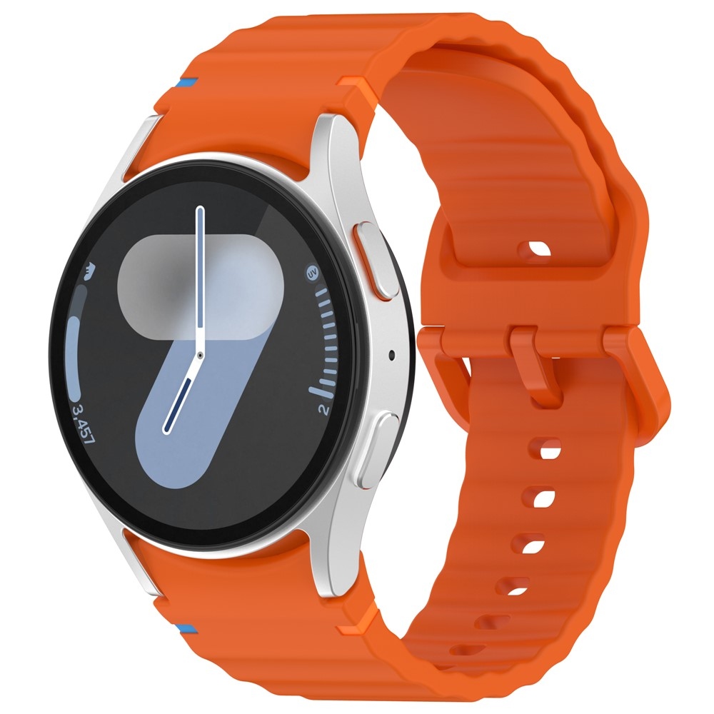 Various silikonový řemínek na Samsung Galaxy Watch FE/Watch7 44mm/40mm - oranžový