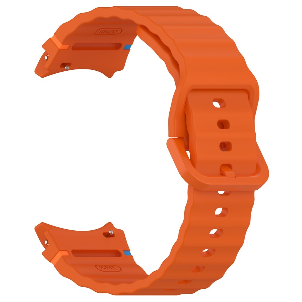 Various silikonový řemínek na Samsung Galaxy Watch FE/Watch7 44mm/40mm - oranžový