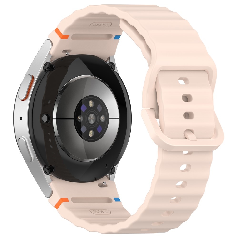 Various silikonový řemínek na Samsung Galaxy Watch FE/Watch7 44mm/40mm - růžový