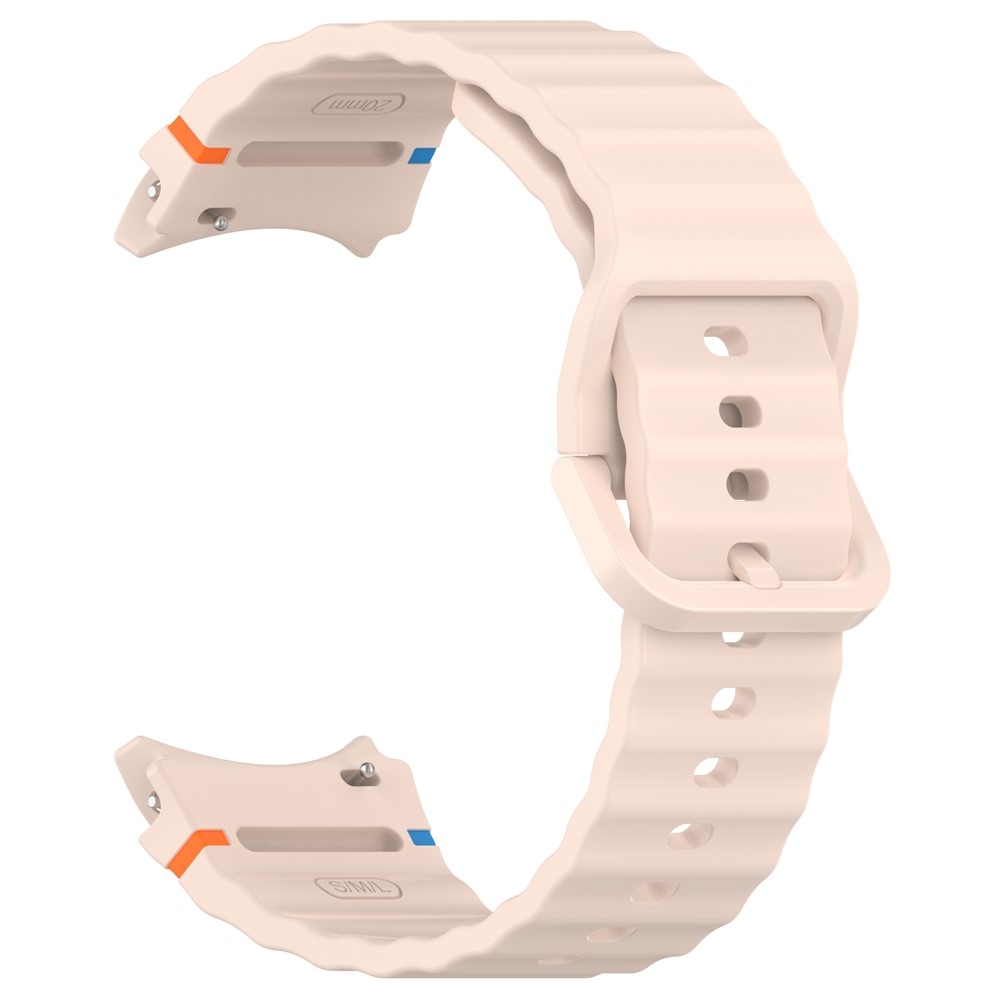Various silikonový řemínek na Samsung Galaxy Watch FE/Watch7 44mm/40mm - růžový
