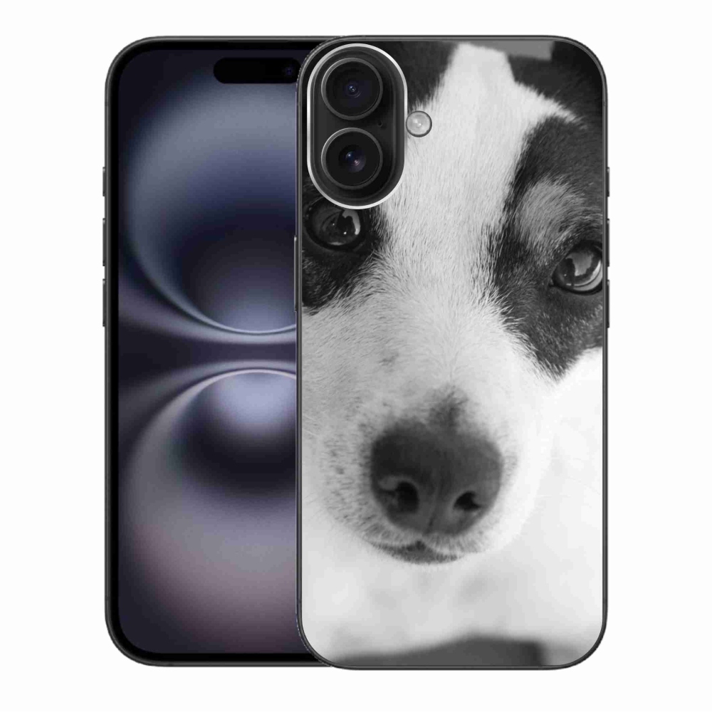 Gelový kryt mmCase na iPhone 16 Plus - pes