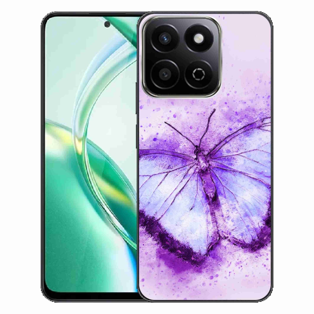 Gelový kryt mmCase na Honor 200 Smart 5G - fialový motýl