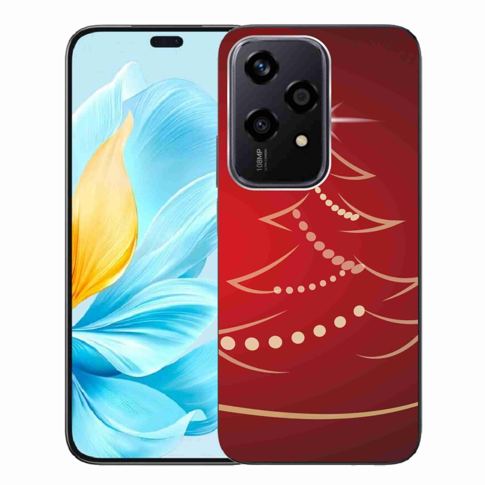 Gelový kryt mmCase na Honor 200 Lite 5G - kreslený vánoční stromek