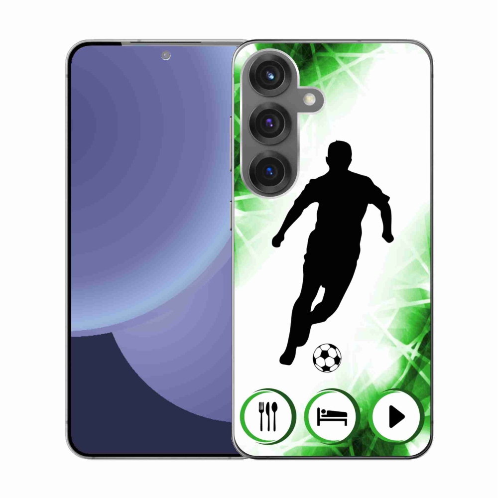 Gelový kryt mmCase na Samsung Galaxy S25 - fotbalista