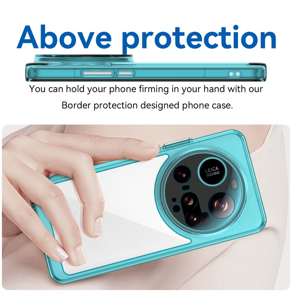 Gelový obal s pevnými zády na Xiaomi 15 Ultra - světlemodrý