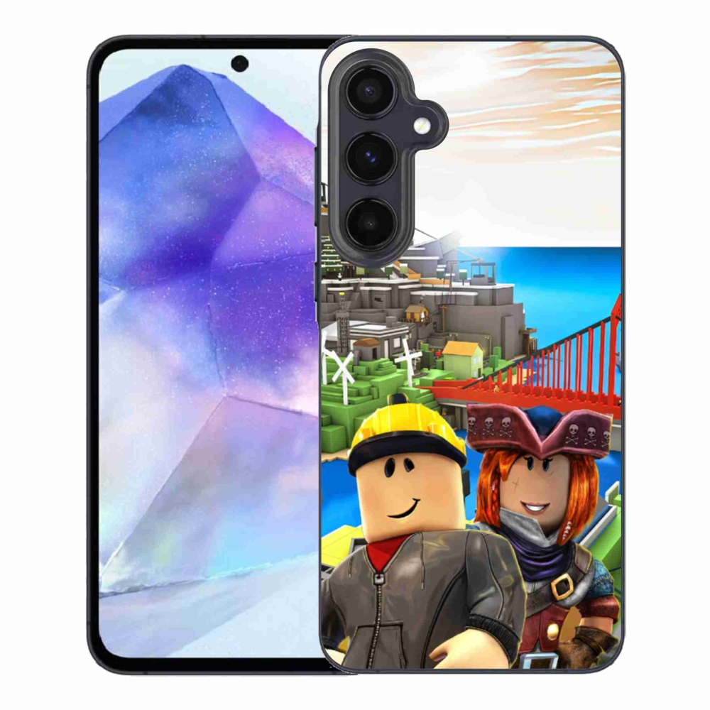 Gelový kryt mmCase na Samsung Galaxy A55 5G - roblox 1