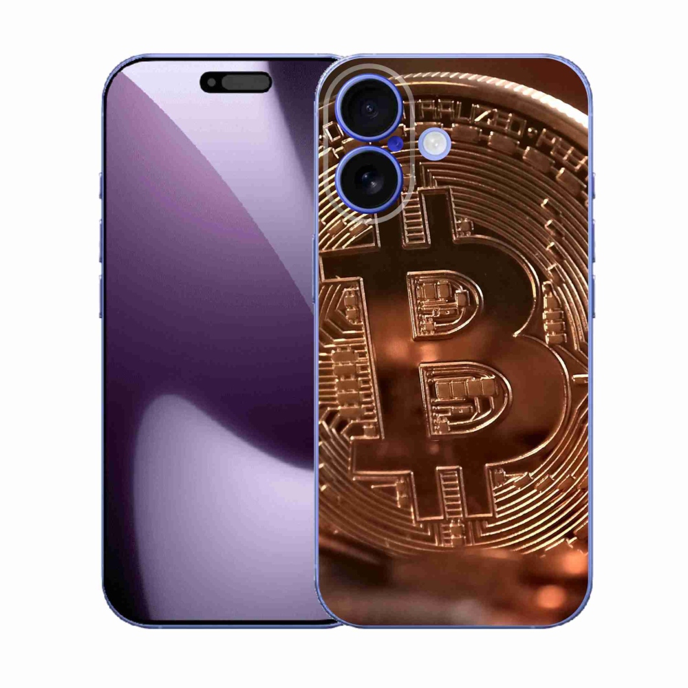 Gelový kryt mmCase na iPhone 17 - bitcoin