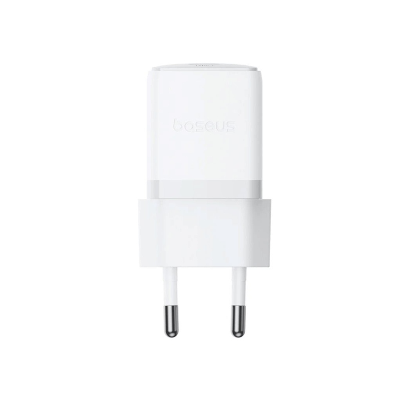 Baseus Palm Fast Nabíječka USB-C 20W + Datový Kabel USB-C/USB-C 1m White