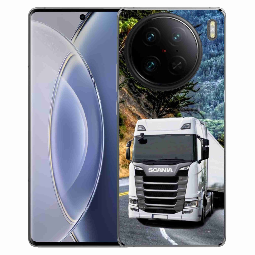 Gelový kryt mmCase na Vivo X90 Pro - kamion 1