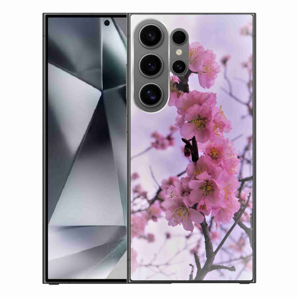 Gelový kryt mmCase na Samsung Galaxy S24 Ultra - květiny 7