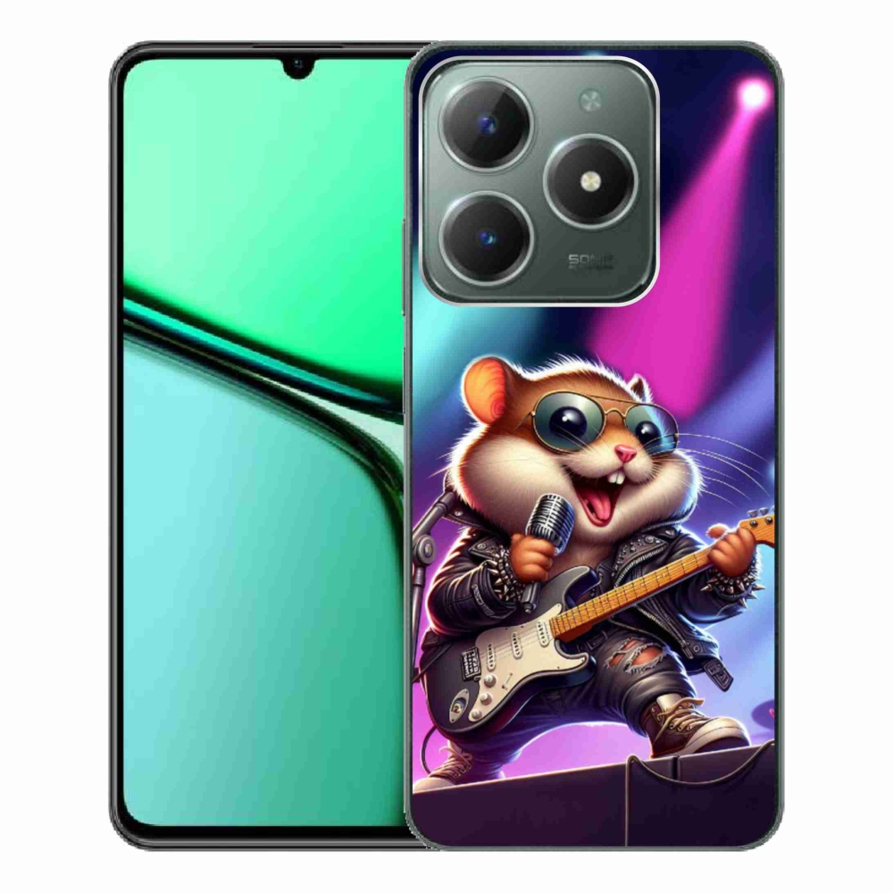 Gelový kryt mmCase na Realme C61 - křeček rocker