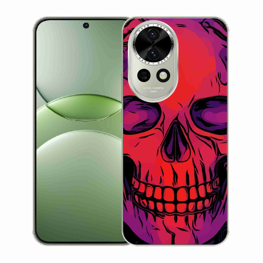 Gelový kryt mmCase na Huawei Nova 13 5G - lebka