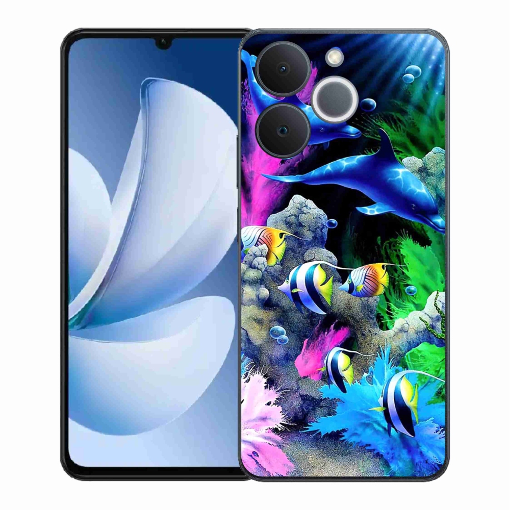 Gelový kryt mmCase na Realme Note 70T - mořský svět