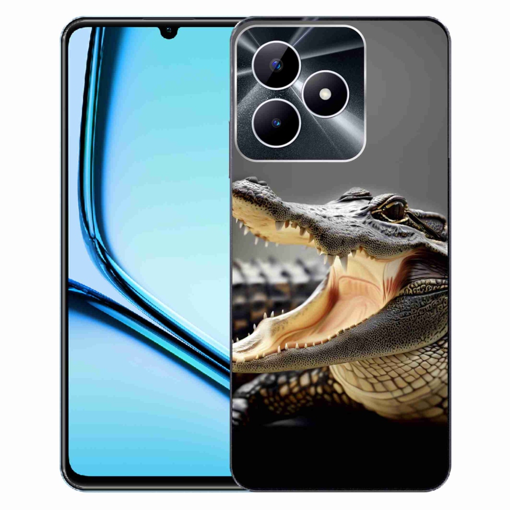Gelový kryt mmCase na Realme Note 50 - krokodýl