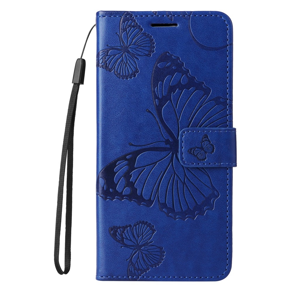 Big Butterfly knížkové pouzdro na Huawei Nova Y61 - modré