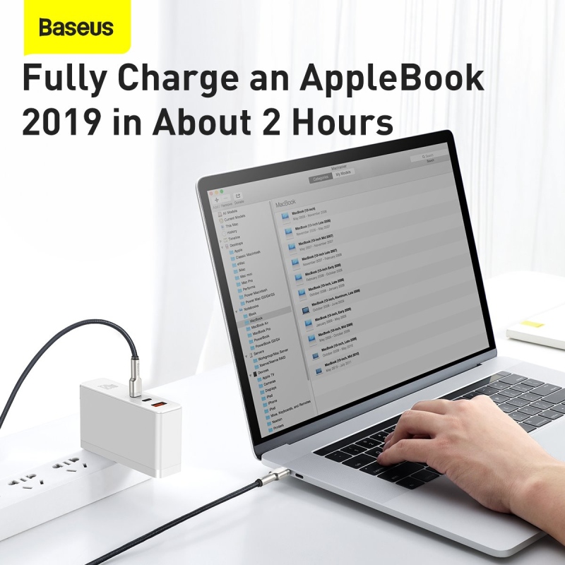 Baseus Cafule Metal Series Datový Kabel USB-C - USB-C 100W 2m Black