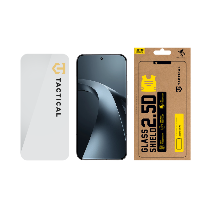 Tactical Glass Shield 2.5D sklo pro Xiaomi 17T Pro Clear