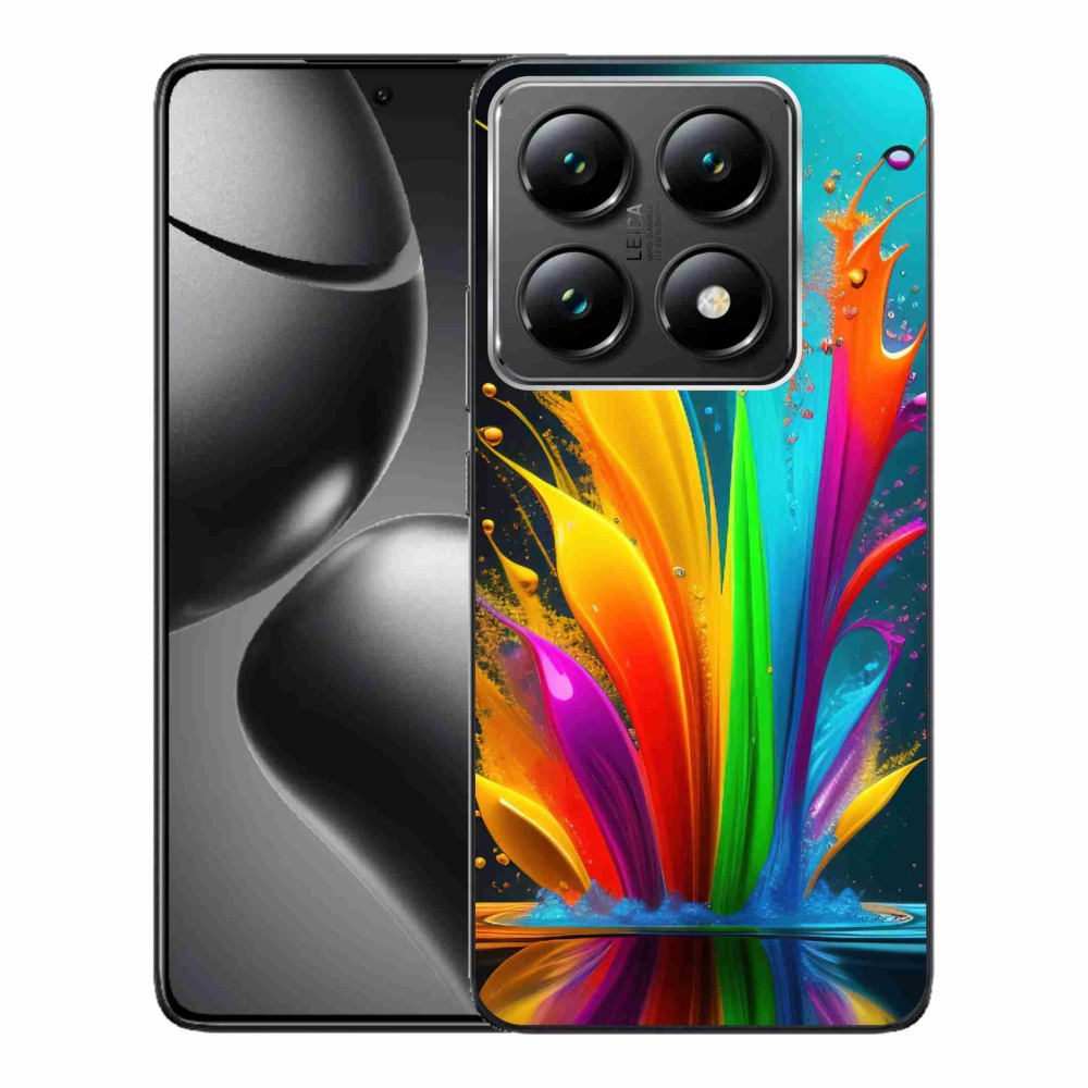 Gelový kryt mmCase na Xiaomi 14T Pro - abstraktní motiv 1