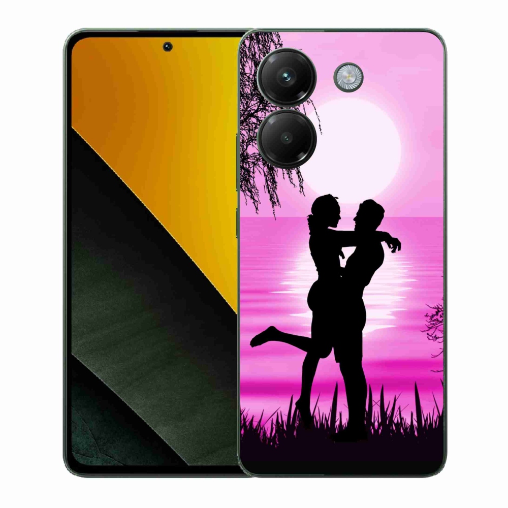 Gelový kryt mmCase na Xiaomi Poco M7 Pro 5G - západ slunce