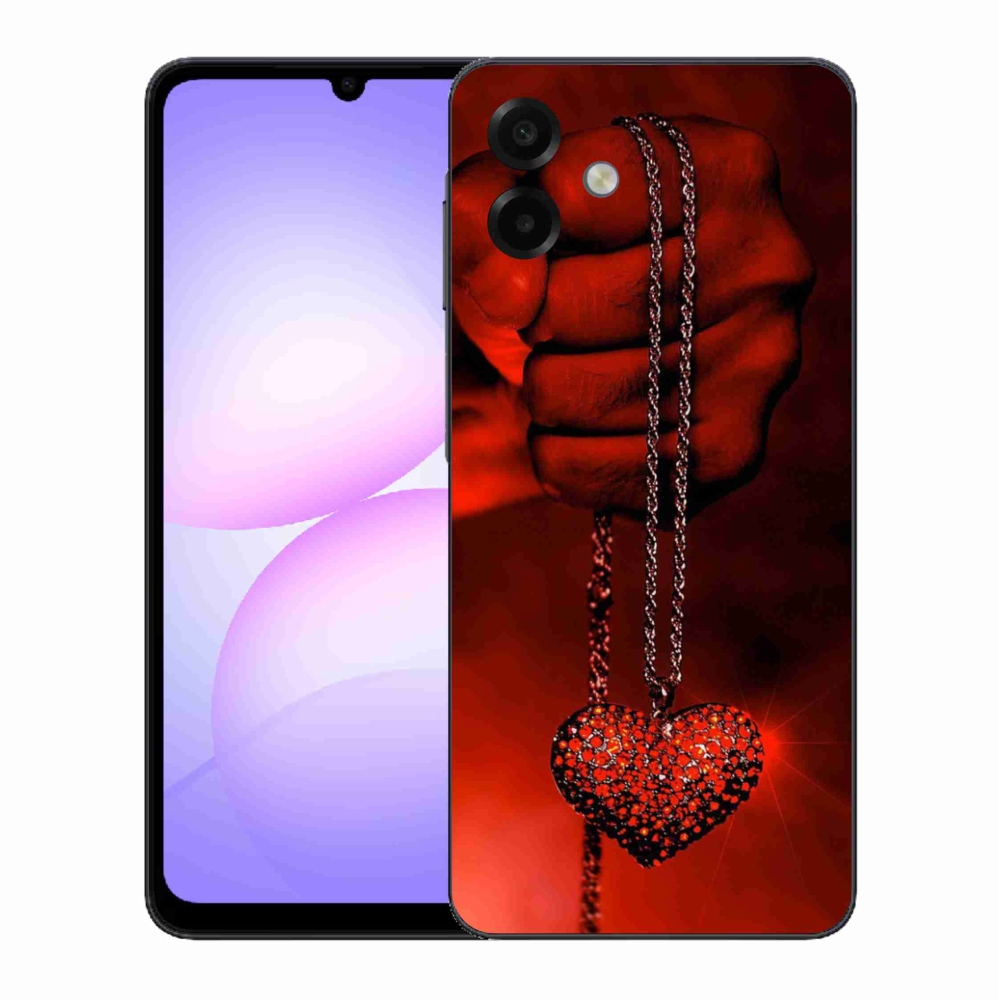 Gelový kryt mmCase na Samsung Galaxy A07 4G - náhrdelník