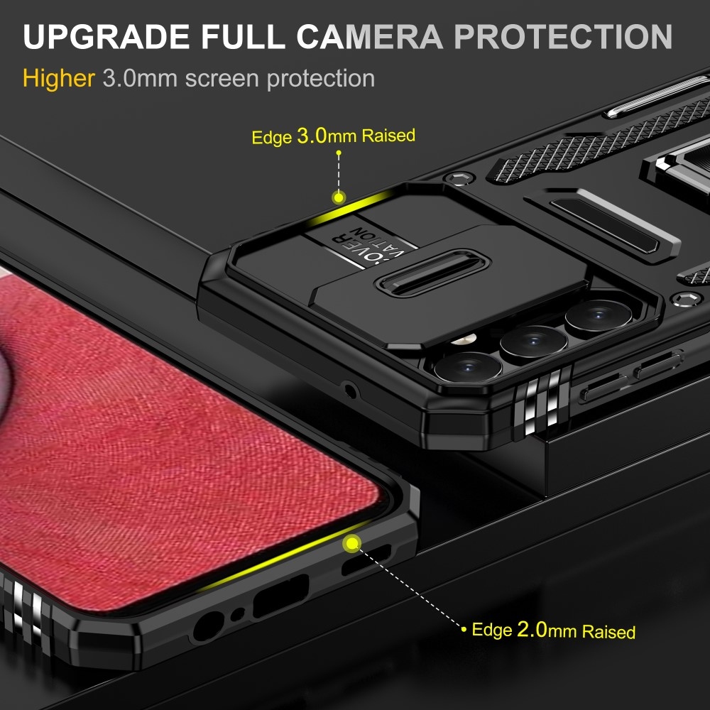 Lens odolný kryt na Samsung Galaxy A05s - černý