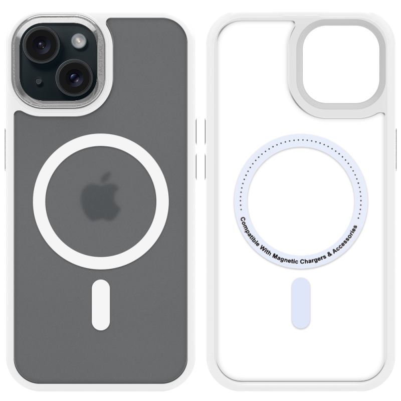 Tactical MagForce Hyperstealth 3.0 Kryt pro Apple iPhone 15 Snow White