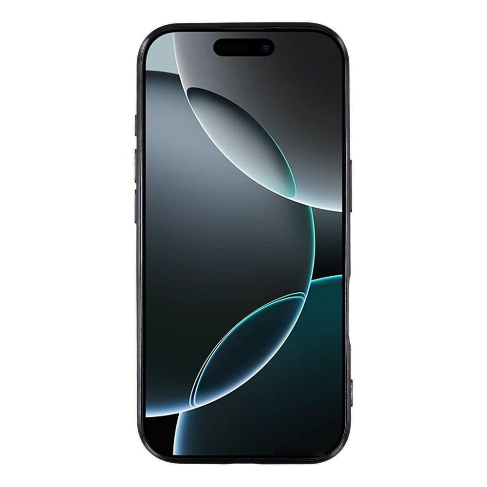Veins gelový obal s ochranným sklem fotoaparátu na iPhone 18 Pro Max/17 Pro Max - černý