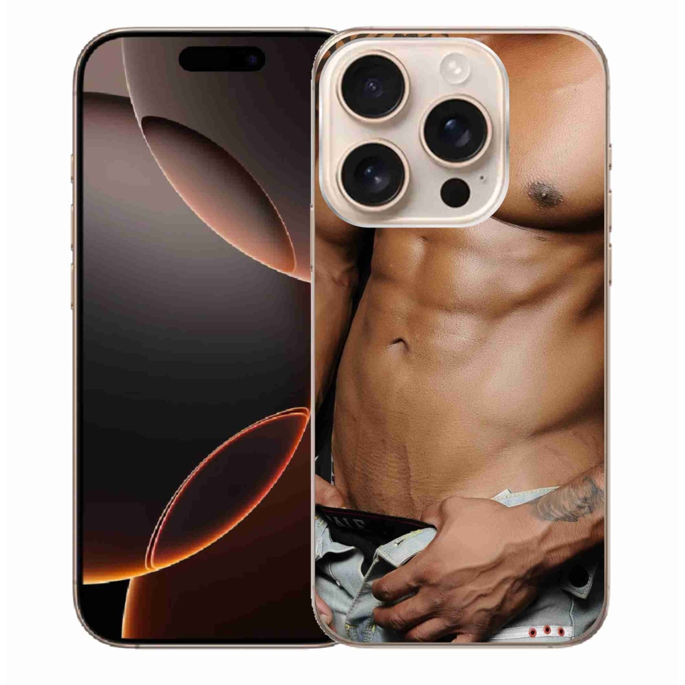 Gelový kryt mmCase na iPhone 16 Pro Max - sexy muž