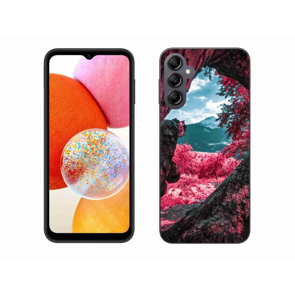 Gelový kryt mmCase na Samsung Galaxy A14 4G/5G - výhled na hory