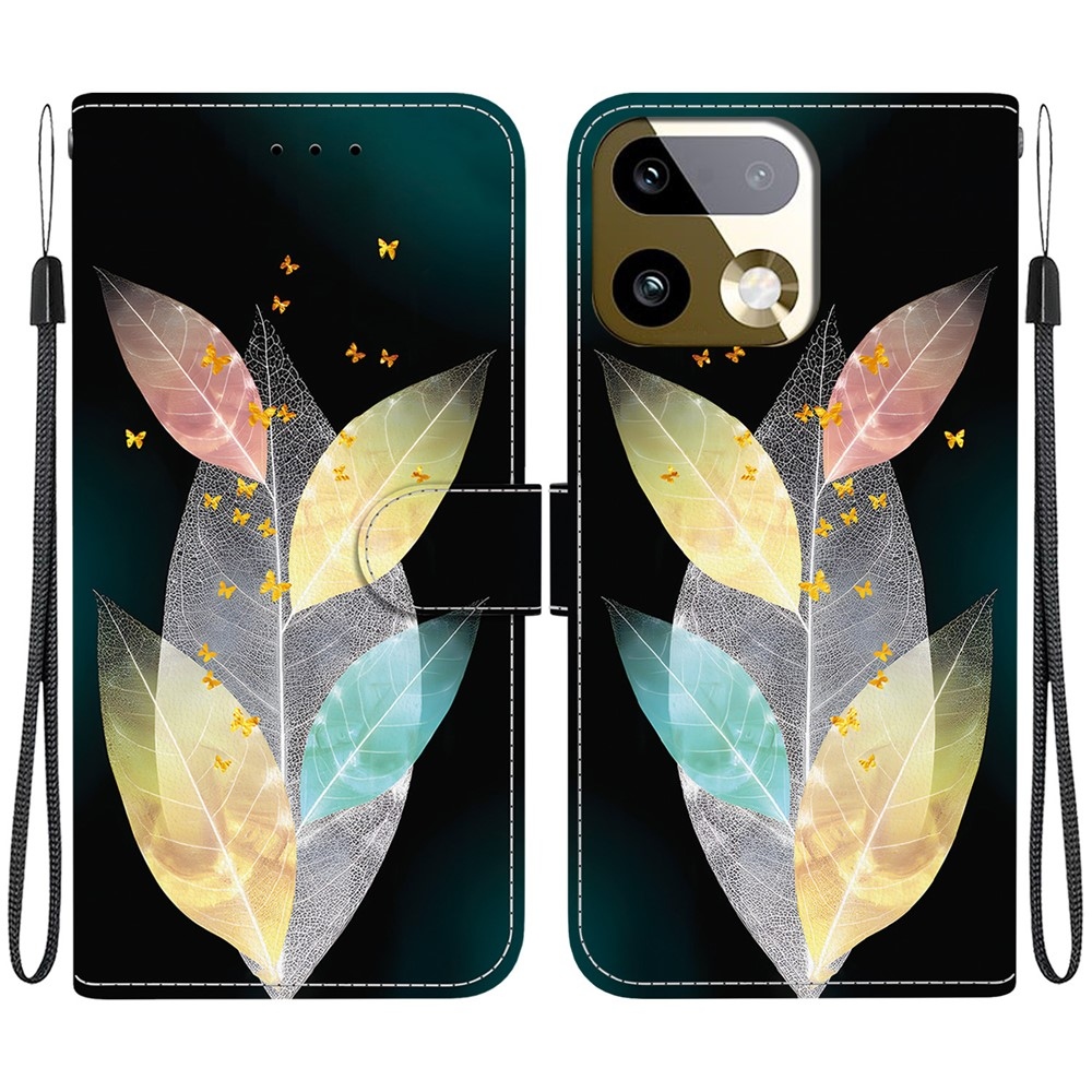 Versatile knížkové pouzdro na Realme 16 Pro+ 5G - barevné listy