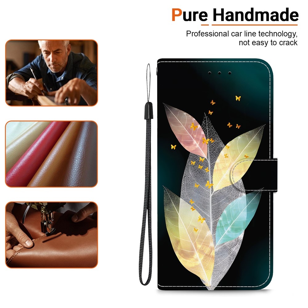 Versatile knížkové pouzdro na Realme 16 Pro+ 5G - barevné listy